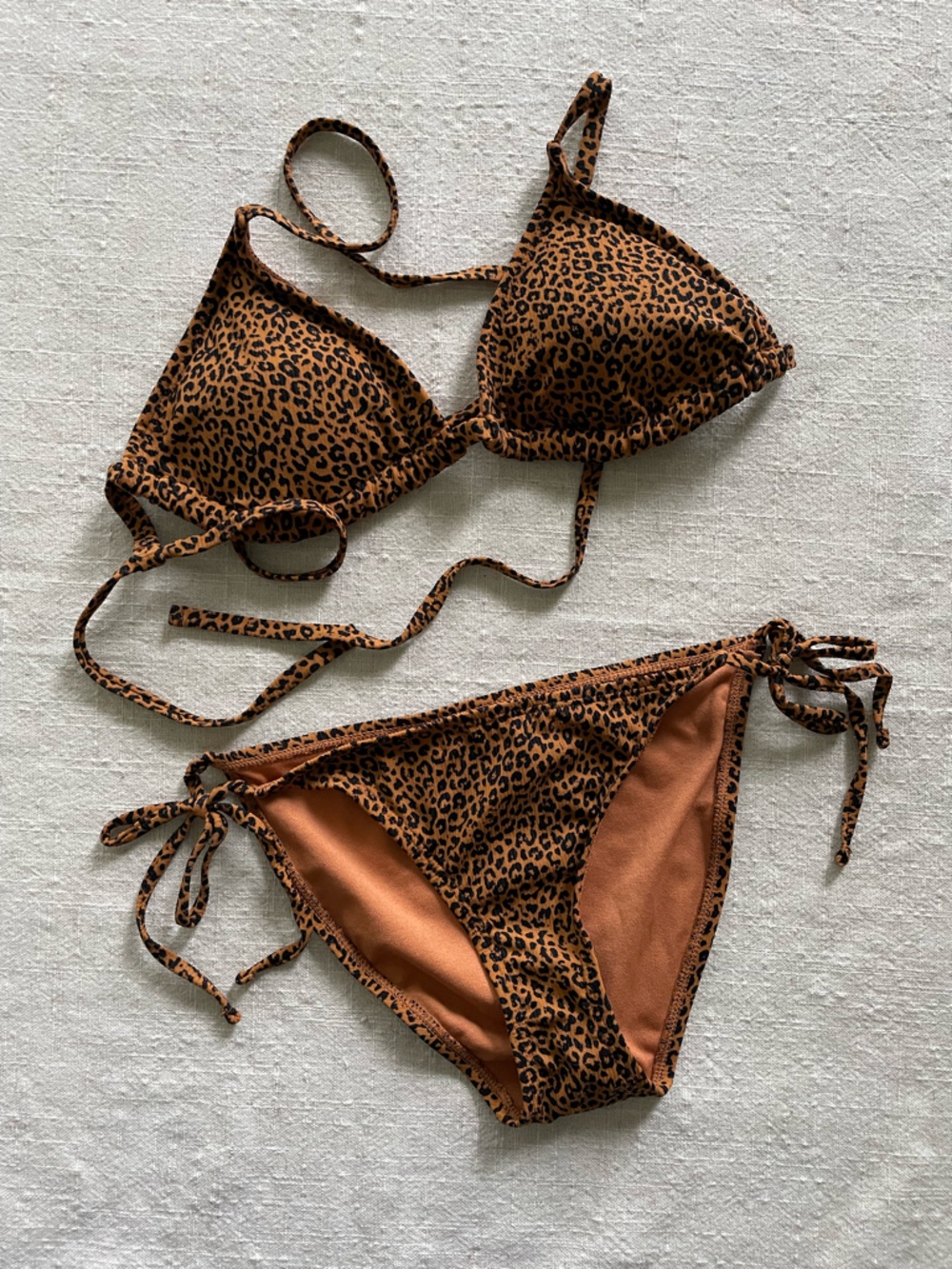Leopard Print Bikini Set